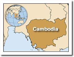 Map of cambodia